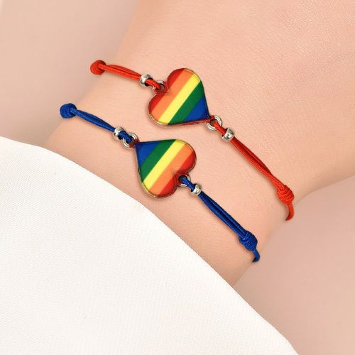 Pièces Bracelet LGBT à détail cœur - SHEIN - Modalova