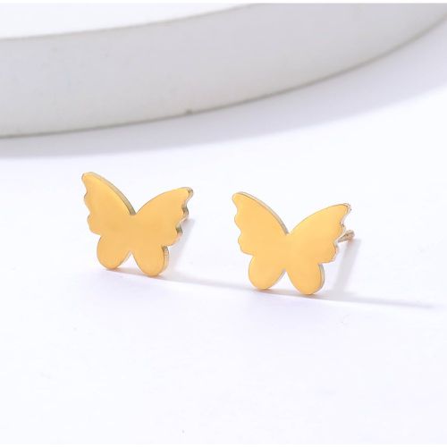 Boucles d'oreilles design papillon - SHEIN - Modalova