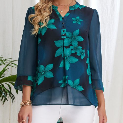 Blouse à imprimé floral - SHEIN - Modalova