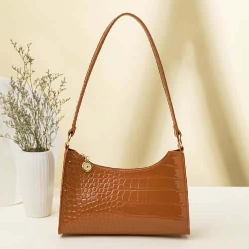 Sac de baguette discount en relief de crocodile