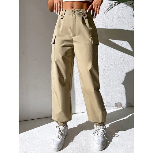 Pantalon cargo à poche - SHEIN - Modalova