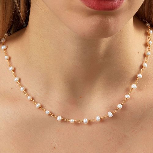 Collier avec perles naturelles - SHEIN - Modalova
