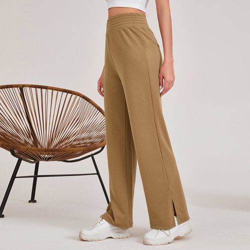 Pantalon de survêtement fendu taille élastique - SHEIN - Modalova
