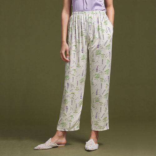 Pantalon à domicile à imprimé floral à poche - SHEIN - Modalova