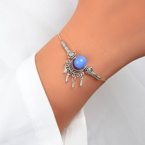 Bracelet à franges en métal & à perles - SHEIN - Modalova