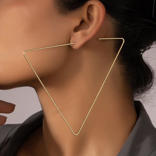 Créoles triangulaire design - SHEIN - Modalova