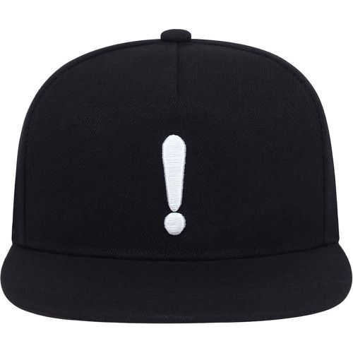 Casquette de baseball brodée point d'exclamation et lettre - SHEIN - Modalova