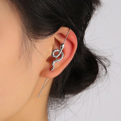 Boucles d'oreilles dépareillées à détail serpent - SHEIN - Modalova
