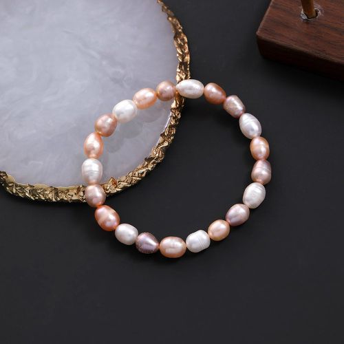 Bracelet perlé à perle naturelle - SHEIN - Modalova