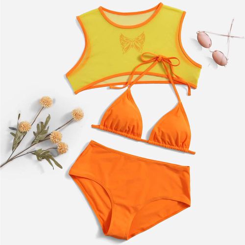 Pièces Bikini graphique avec cache-maillot - SHEIN - Modalova