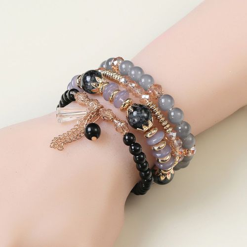 Pièces Bracelet perlé avec chaîne - SHEIN - Modalova