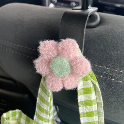 Pièce Crochet design fleur de siège d'auto - SHEIN - Modalova
