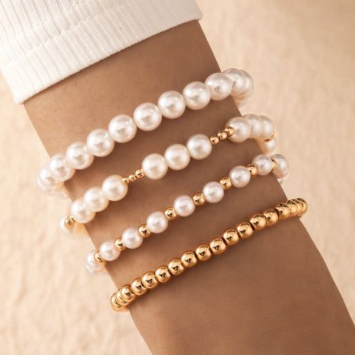 Pièces Bracelet avec fausses perles - SHEIN - Modalova