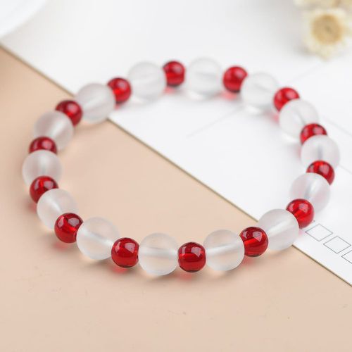 Bracelet perlé bicolore - SHEIN - Modalova