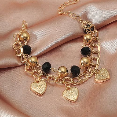 Bracelet avec cœur - SHEIN - Modalova