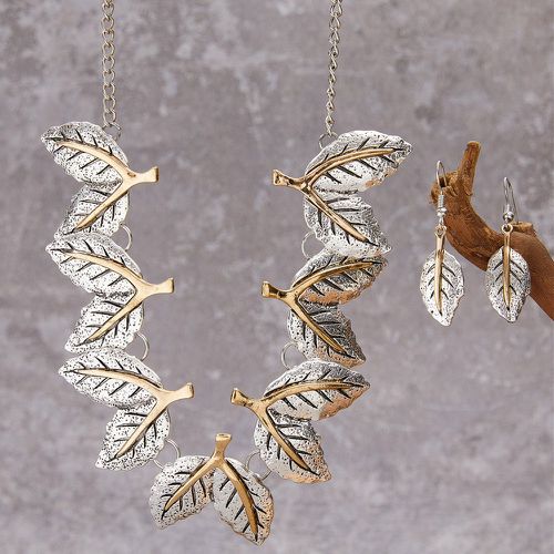 Pièces Set de bijoux design feuille - SHEIN - Modalova