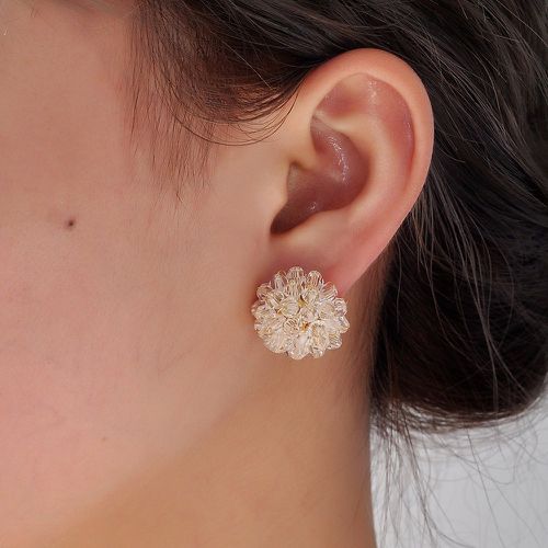 Boucles d'oreilles design fleur - SHEIN - Modalova