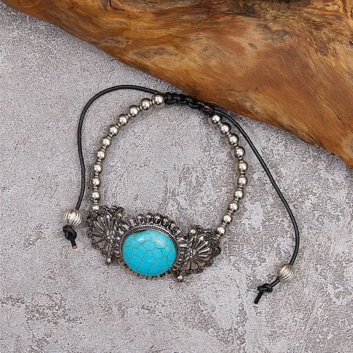 Bracelet à détail turquoise - SHEIN - Modalova