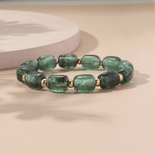 Bracelet perlé à motif marbré - SHEIN - Modalova