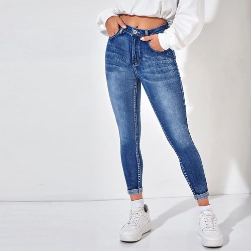 Jeans curve zippé - SHEIN - Modalova