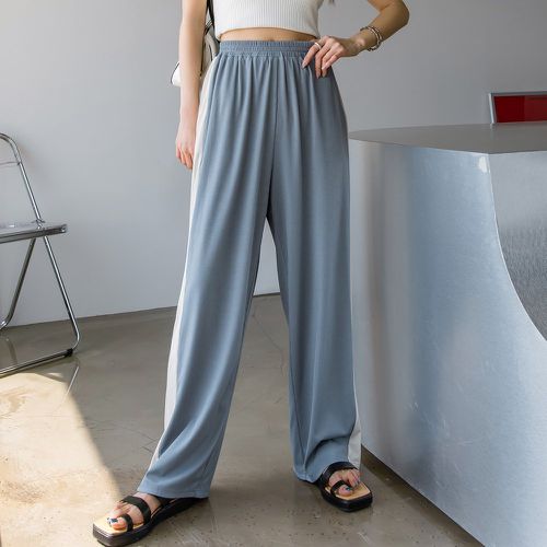 Pantalon avec rayures latérales à poche - SHEIN - Modalova
