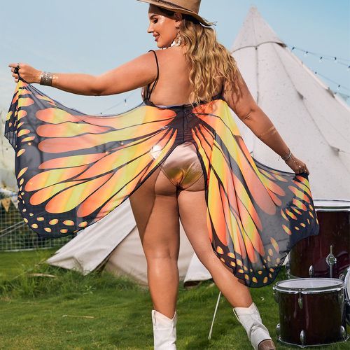 Cache-maillot à imprimé papillon (sans bikini) - SHEIN - Modalova