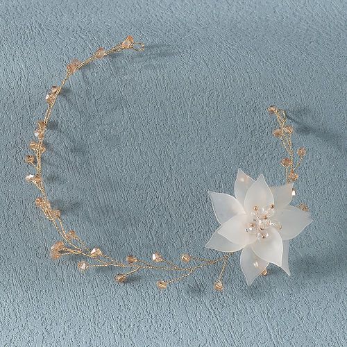 Bandeau pour cheveux à fleur de mariée - SHEIN - Modalova