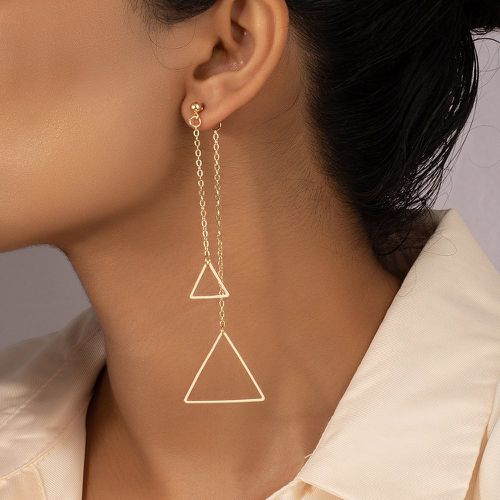 Boucle d'oreille triangulaire - SHEIN - Modalova