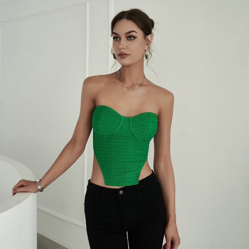 Top bandeau asymétrique bustier - SHEIN - Modalova