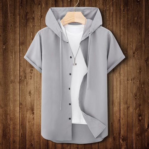 Chemise à cordon à capuche (sans t-shirt) - SHEIN - Modalova