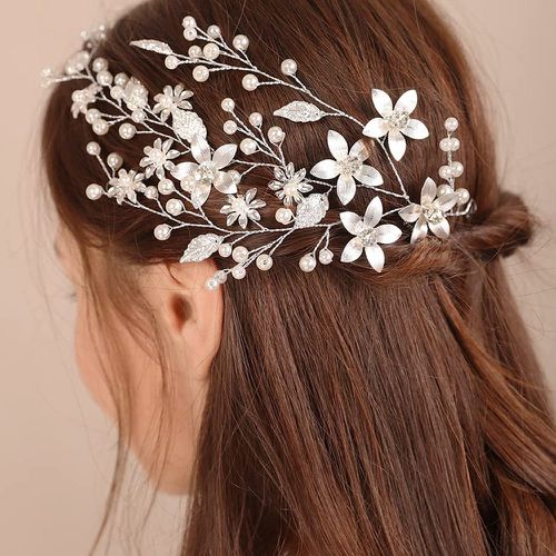 Accessoire pour cheveux design fleur à perles - SHEIN - Modalova
