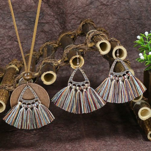 Pièces Set de bijoux rond & à franges - SHEIN - Modalova