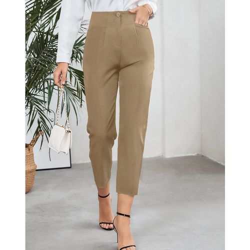 Pantalon tailleur taille haute à poches - SHEIN - Modalova