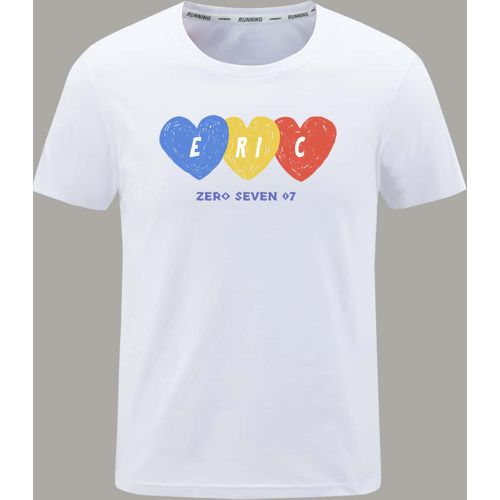 Homme T-shirt cœur et lettre - SHEIN - Modalova