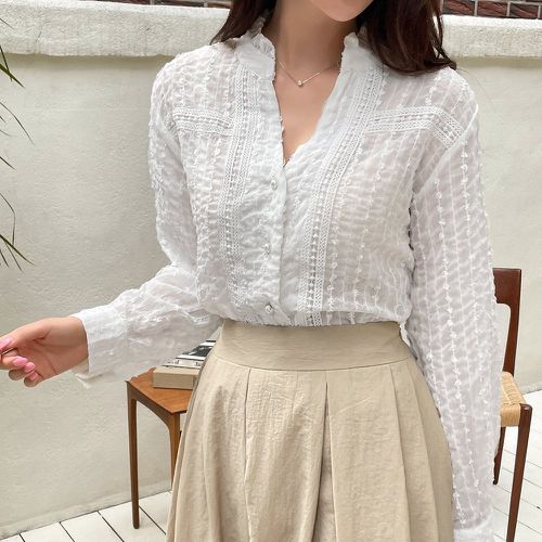 Blouse en dentelle - SHEIN - Modalova