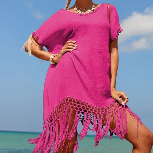 Robe de plage à franges en crochet - SHEIN - Modalova