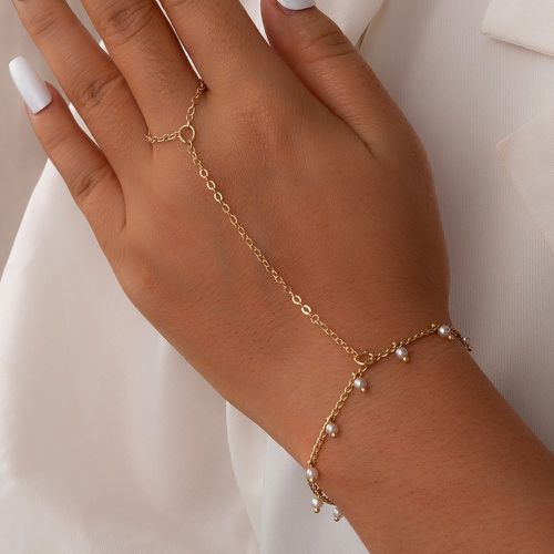 Bracelet à doigt à fausse perle - SHEIN - Modalova