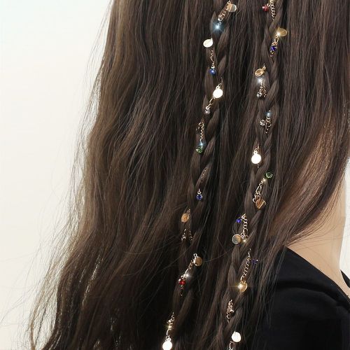 Pièces Épingle à cheveux disque & avec strass - SHEIN - Modalova