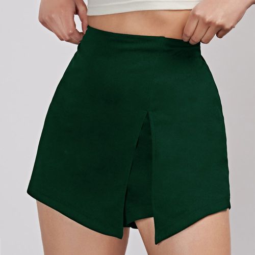 Jupe-short taille élastique fendu - SHEIN - Modalova