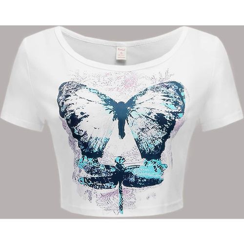 T-shirt papillon - SHEIN - Modalova