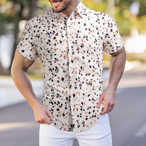 Chemise à imprimé patch à poche (sans t-shirt) - SHEIN - Modalova