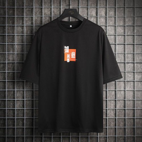 T-shirt caractère chinois graphique - SHEIN - Modalova
