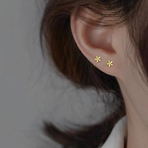 Clous d'oreilles à fleur - SHEIN - Modalova