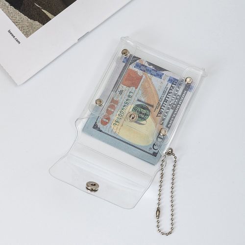 Porte-monnaie transparent à rabat - SHEIN - Modalova