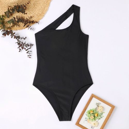 Maillot de bain une pièce asymétrique - SHEIN - Modalova