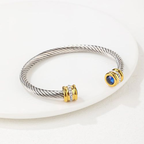 Bracelet zircone cubique à design torsadé - SHEIN - Modalova