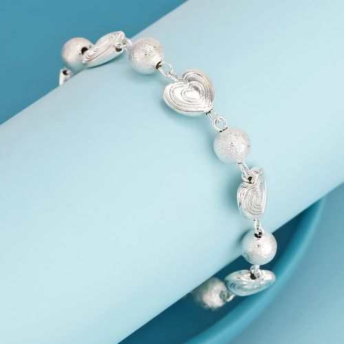 Bracelet perle & à détail cœur - SHEIN - Modalova