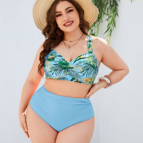 Bikini à armatures à imprimé tropical - SHEIN - Modalova