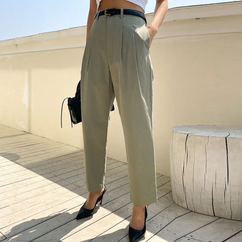 Pantalon tailleur taille haute à poches (sans ceinture) - SHEIN - Modalova