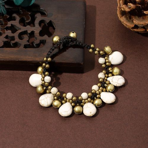 Bracelet clochette & à perles - SHEIN - Modalova